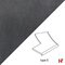 Zwembadboorden & vijverranden - Orient Black zwembadboord Hoekradius Links - 53 x 50 x 3 / 5 cm Afgerond 180° verzoet Geschuurd - Private label