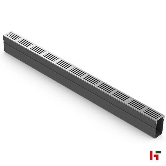 Afvoergoten - Slimline Afvoergoot - 100 cm Aluminium - Sleufrooster - ACO