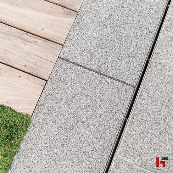 Afvoergoten - Euroline Discreet 2 gootelementen met 2 excentrisch opzetstukken en korte hoek Discreet 105 - ACO