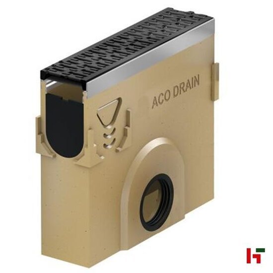 Afvoergoten - Multidrain, Afvoergoot Zandvanger - 50 cm Multidrain 150 Gootelement met rooster - ACO