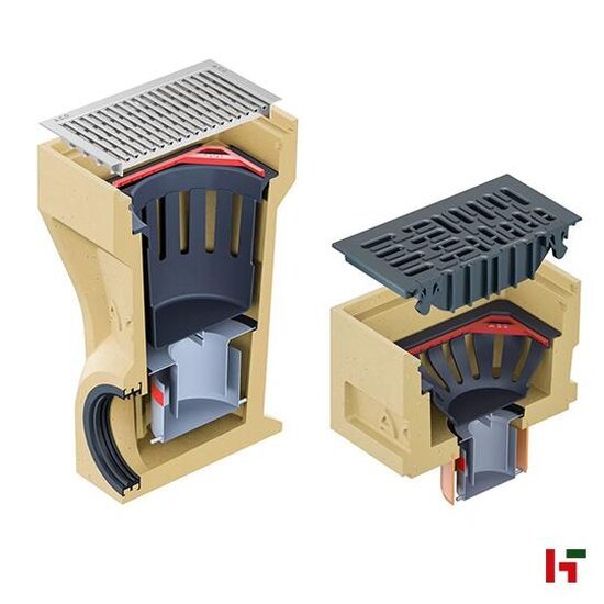 Afvoerputten - Europoint, Afvoerlichaam Hoog model - 39.8 cm - ACO
