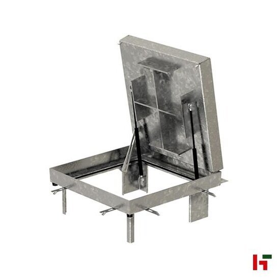 Putdeksels & roosters - Tegeldeksel, Toptek Assist GS - Thermisch verzinkt 74,2x77,5cm - ACO