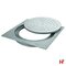 Deksels - Putdeksel voor buis Aluminium 20x20cm - in mof Ø160mm - Private label