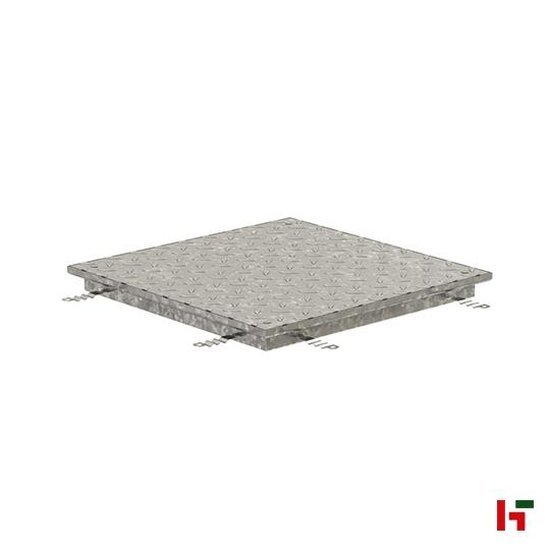 Straatkolken & putdeksels - Putdeksel, Toptek Solid - Aluminium 27,8x27,8cm - ACO