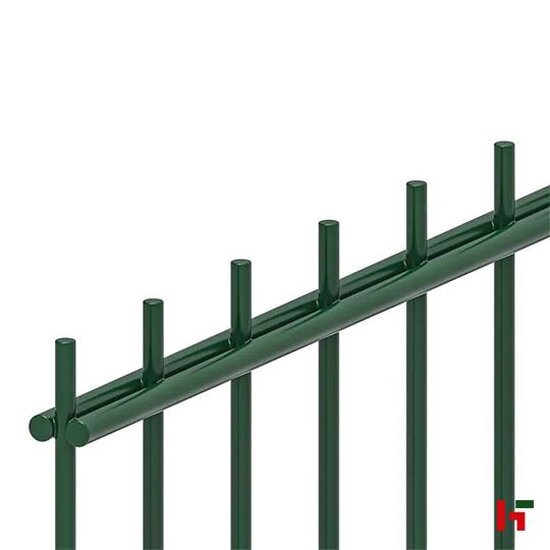 Steenkorven & grindschutting - 2D Draadpaneel Super Groen (RAL 6005) 250 cm 100 cm - Private label