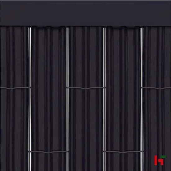 Draadafsluiting - Louisiana Vlechtband Zwart (RAL 9005) 200 cm 122cm - Private label