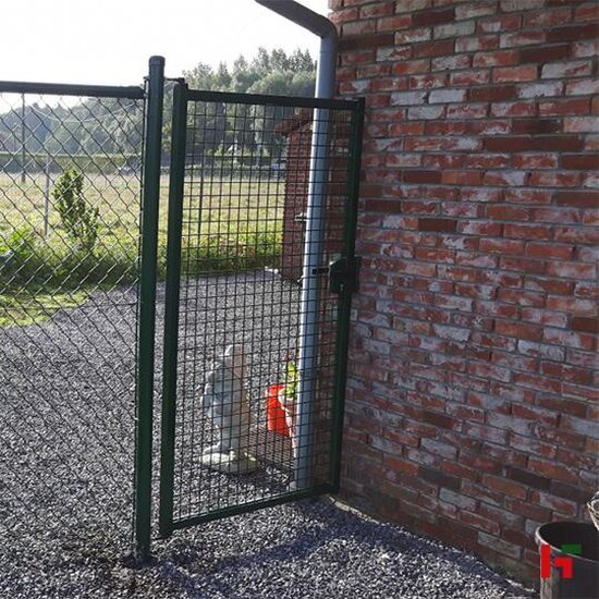 Draadafsluiting - Gelakte poort - Enkel Groen (RAL 6005) 100 cm 150 cm - Private label