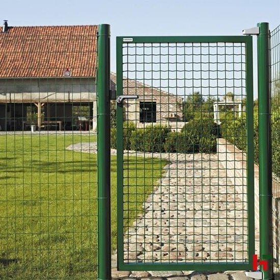 Tuinpoorten - Gelakte poort - Enkel Groen (RAL 6005) 150 cm 150 cm - Private label