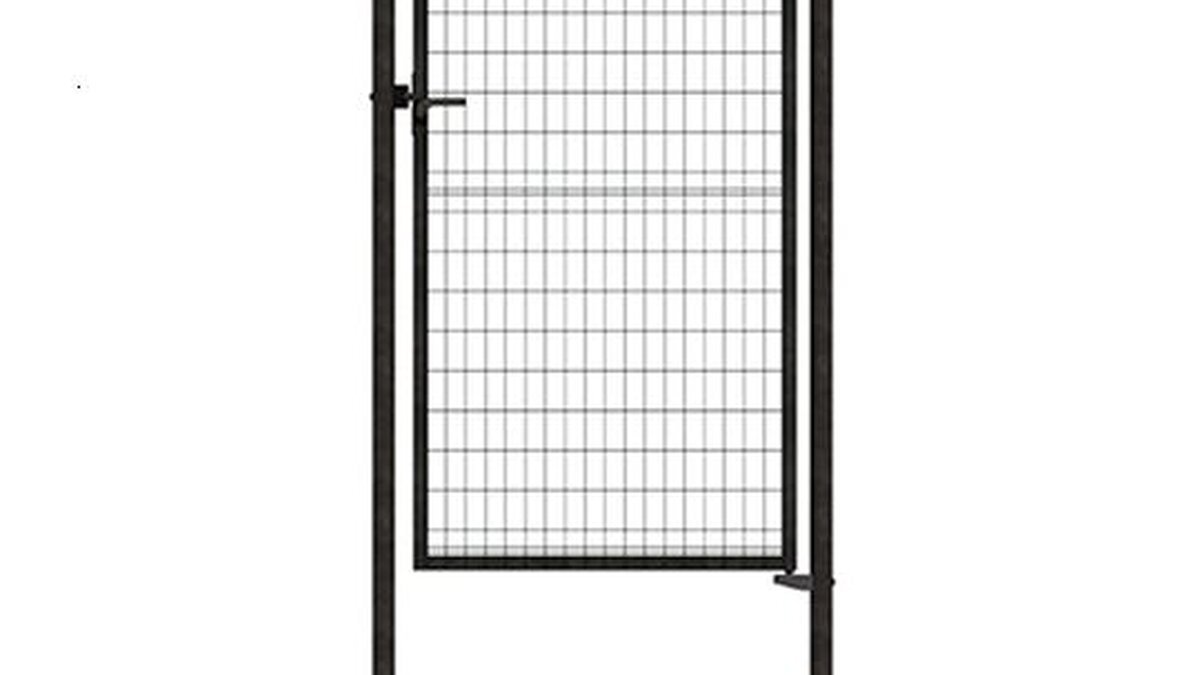 focus uitslag herhaling Gelakte poort - Enkel Zwart (RAL 9005) 100 cm 200 cm | Hilfra