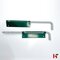 Draadafsluiting - Gelakte poort - Dubbel Zwart (RAL 9005) 180 cm 2 x 100 cm - Private label