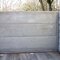 Structuur schutting - Sierbetonplaat met structuur - decoratieve betonplaat voor tuinafsluiting Antraciet Timber Rechte plaat 199 x 38,5 cm - Private label