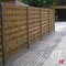 Houten schutting - Grenen Tuinscherm 186 cm 80 cm Model 10 - 17 planken Horizontaal met T-lat Groen Geïmpregneerd - Private label