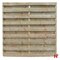 Houten schutting - Grenen Tuinscherm 186 cm 150 cm Model 10 - 17 planken Horizontaal met T-lat Groen Geïmpregneerd - Private label