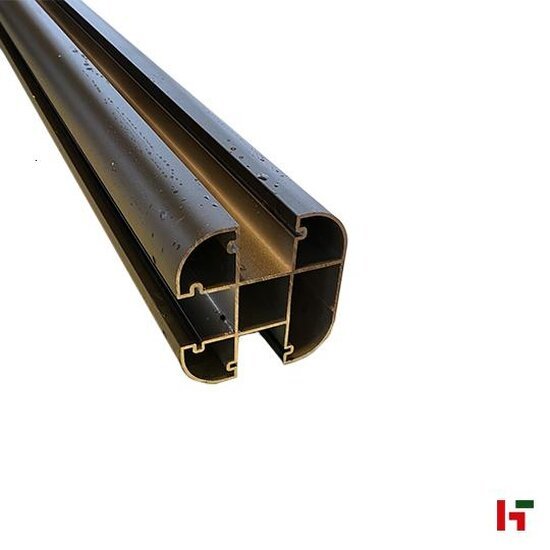 Composiet omheining - Suprafence aluminium paal Black 2700 x 80 x 80 mm - Supradeck