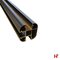 Composiet omheining - Suprafence aluminium paal Black 2700 x 80 x 80 mm - Supradeck