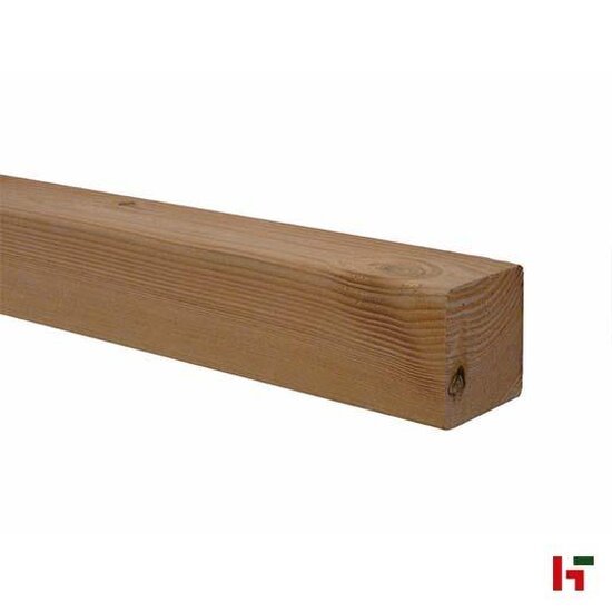 Houten schutting - Douglas paal, Geschaafd 90 x 90 mm 300 cm Tussenpaal Onbehandeld - Private label