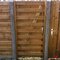 Houten schutting - Houten tuinpoort, groen geïmpregneerd Standaard Enkele poort - Private label
