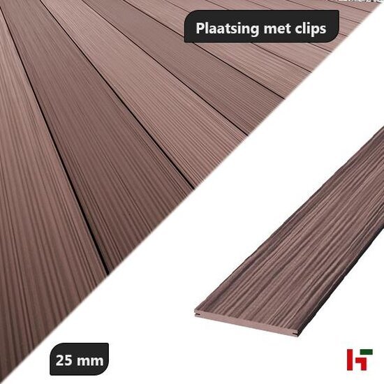 Composiet terrasplanken - Megawood Composiet terrasplanken Cardamom Dynum Jumbo - 25x293mm 420cm - Megawood