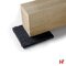 Composiet terrasplanken - Universele anti-slipmat - Rubberpads 90 x 90 x 8 mm (24st) - SWG