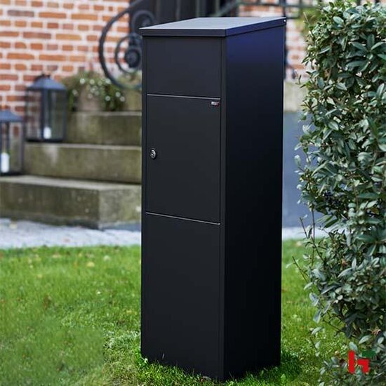 Brievenbussen - Pakketbrievenbus, Allux 600 - Rukoslot Black - Allux