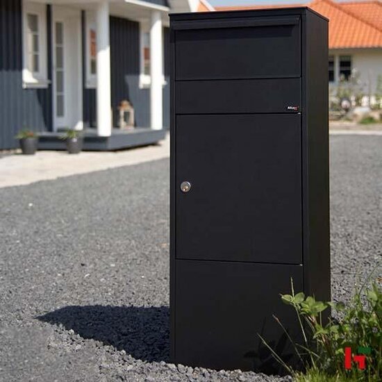 Brievenbussen - Pakketbrievenbus, Allux 800 - Rukoslot Black - Allux