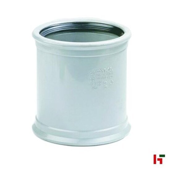 Riolering & sanitair - PVC Steekmof met manchet Grijs Ø 110 mm - Private label