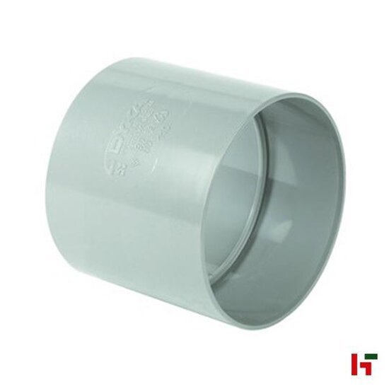 Riolering & sanitair - PVC Steekmof met lijmmof Grijs Ø 80 mm - Private label