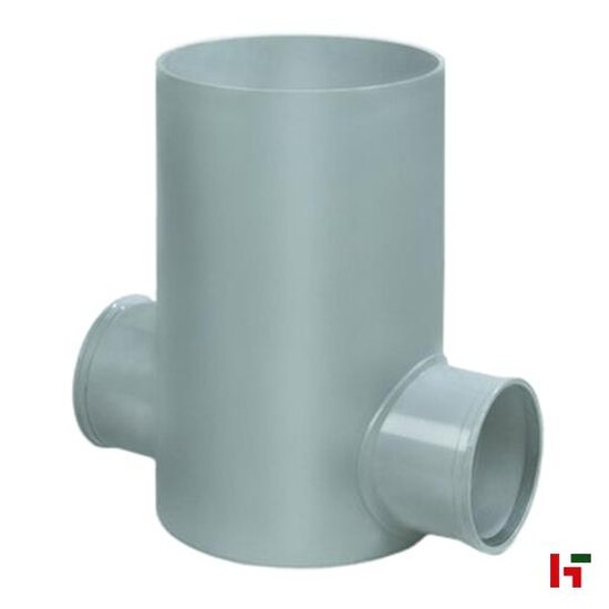 Riolering & sanitair - PVC Toezichtsput Grijs 600 mm 2x200mm Ø315mm - Private label