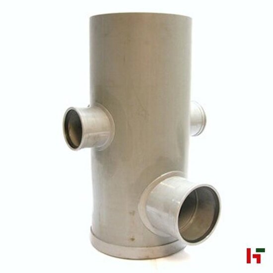 Riolering & sanitair - PVC Toezichtsput Grijs 700 mm 3x110mm + 1x160mm Ø315mm - Private label