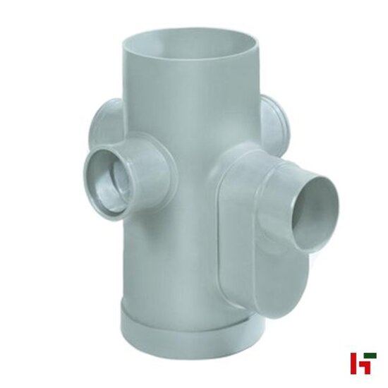 Riolering & sanitair - PVC Sifonput Grijs 500 mm 1x125mm + 3x110mm Ø250mm - Private label