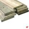 Constructiehout - Grenen planken met rechte kanten, Geschaafd 21 x 145 mm 420 cm Groen Geïmpregneerd - Private label