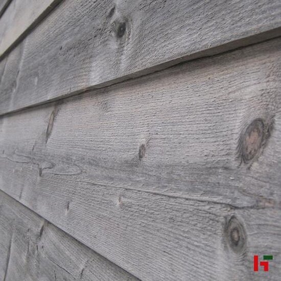 Constructiehout - Grenen sidingplank, Fijn bezaagd 10 / 22 x 200 mm 300 cm Grijs Geïmpregneerd - Private label