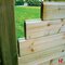 Houten schutting - Grenen tand & groef planken, Geschaafd 22 x 120 mm 300 cm Groen Geïmpregneerd - Private label