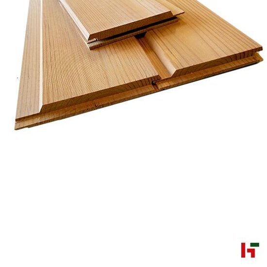 Houten gevelbekleding - Thermowood gevelplanchette, Geschaafd 19 x 140 mm Verschillende lengtes Tand & groef - Private label