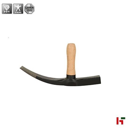 Slagen & breken - Polet Stratenmakershamer Houten steel 2 kg - Polet